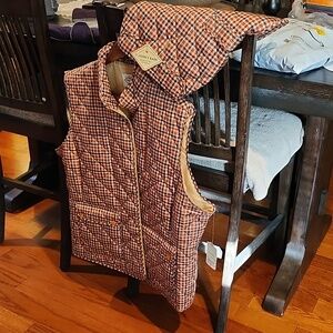 Matching vests for dog and owner